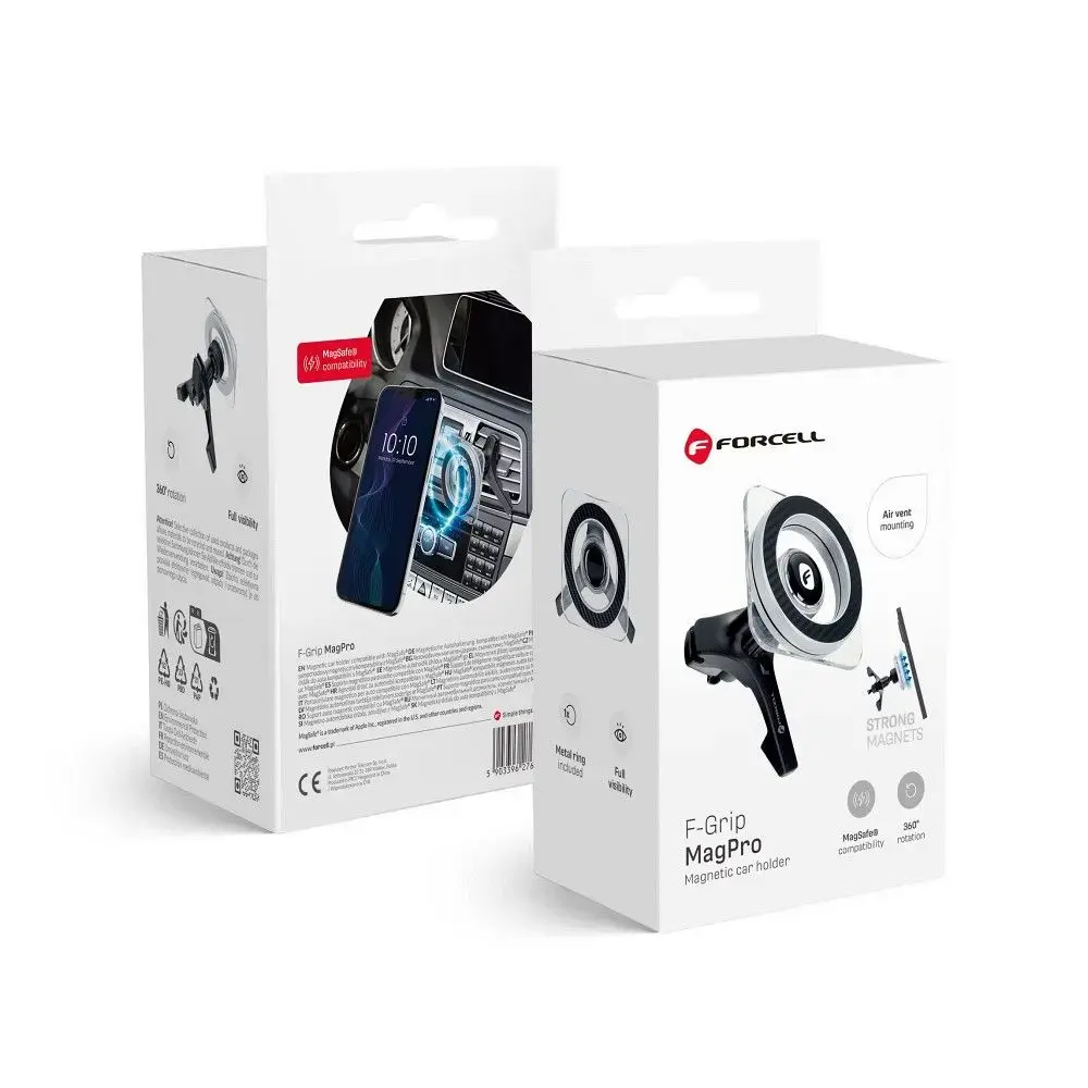 Magnetic car phone holder compatible with