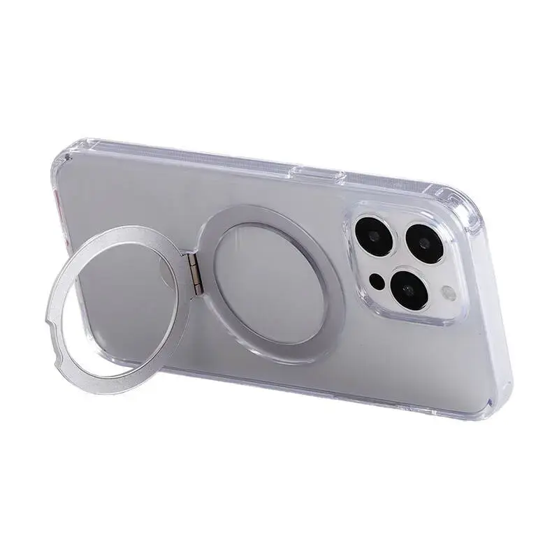 Magnetic protective phone case with holder