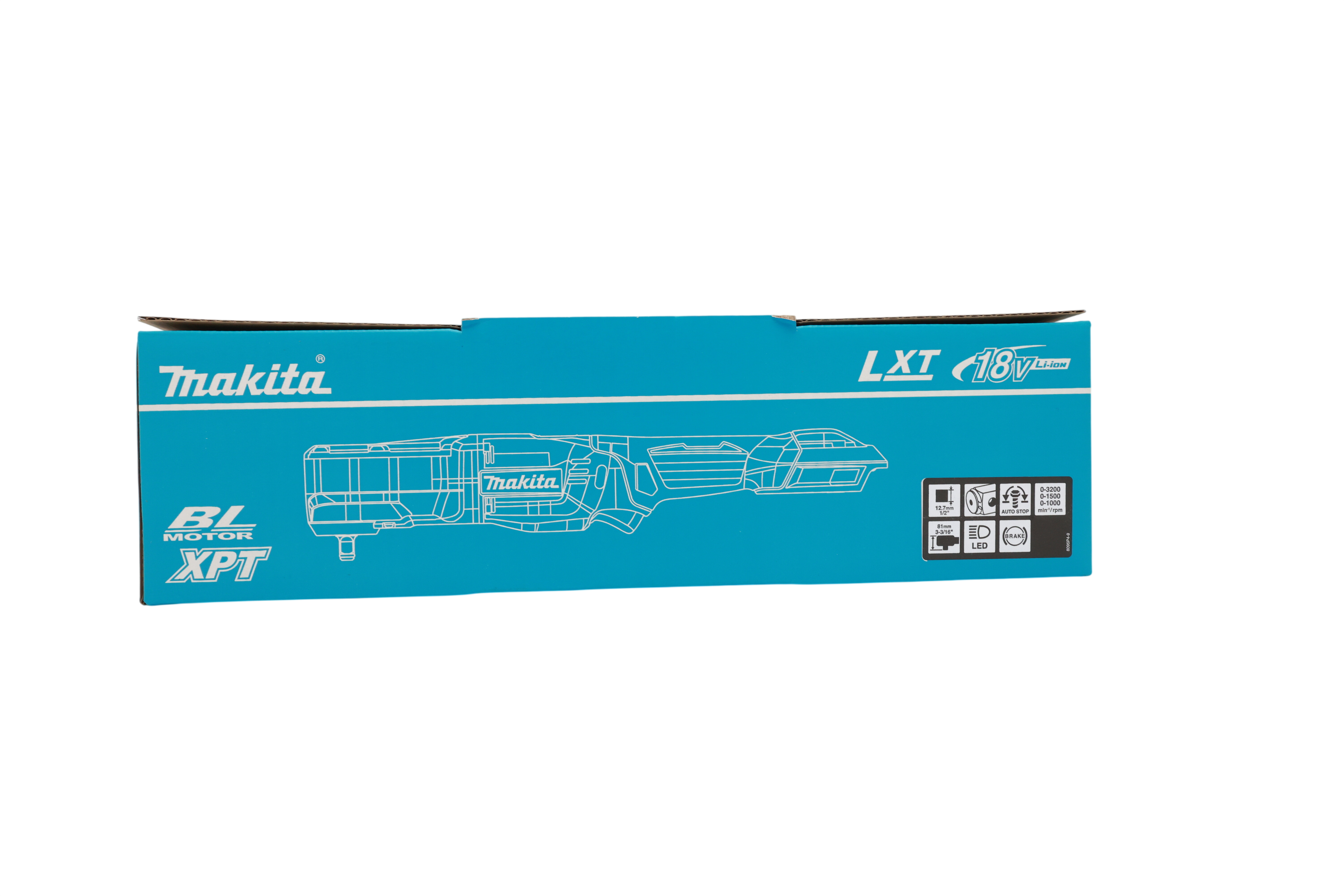 Makita Akku-Winkelschlagschrauber DTL300Z, 18Volt (blau/Black, ohne