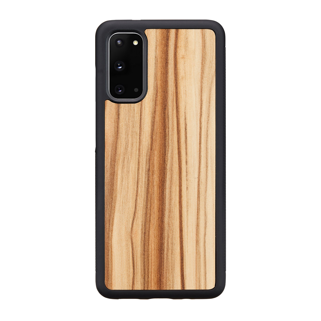 MAN&WOOD case for Galaxy S20 cappuccino