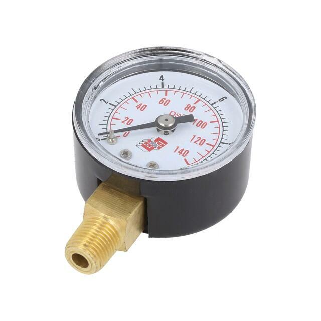PNEUMAT Manometer; 0÷10bar; bottom connection; Thread: