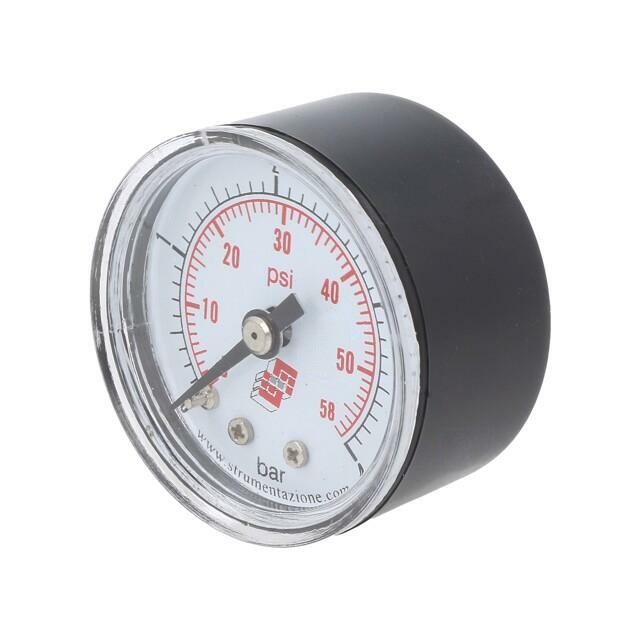 PNEUMAT Manometer; 0÷4bar; rear connection; Thread: