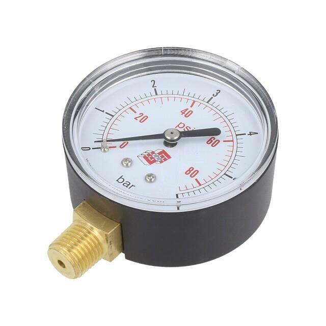 PNEUMAT Manometer; 0÷6bar; bottom connection; Thread: