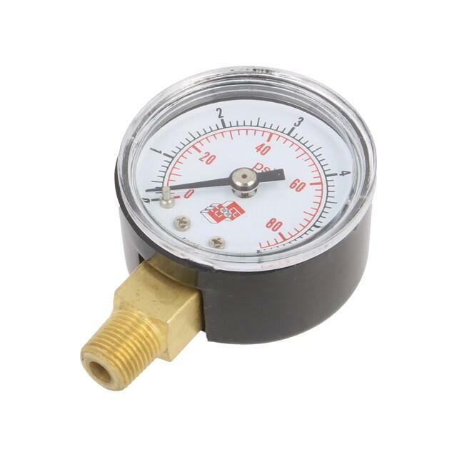 PNEUMAT Manometer; 0÷6bar; bottom connection; Thread: