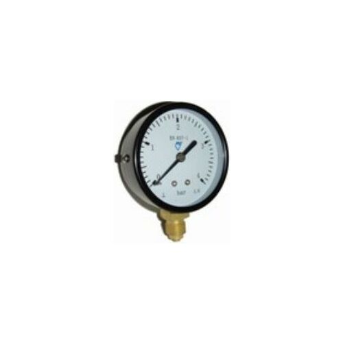 Manometrs D50R 0-6bar G1/4" (met/stikls) |