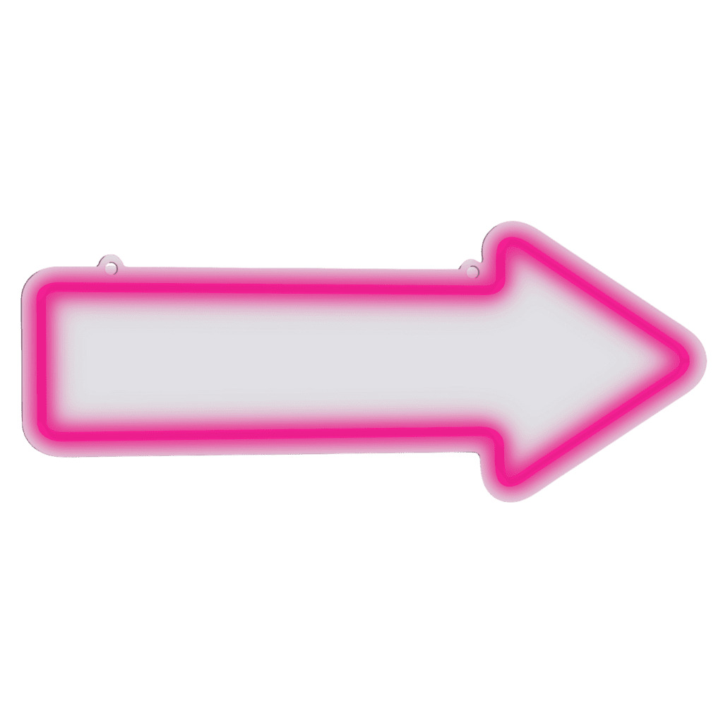 Manta SNL107PK Style Neon Lights Arrow