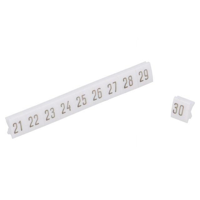 POKÓJ Marker; push-in; white; PVC; 250pcs