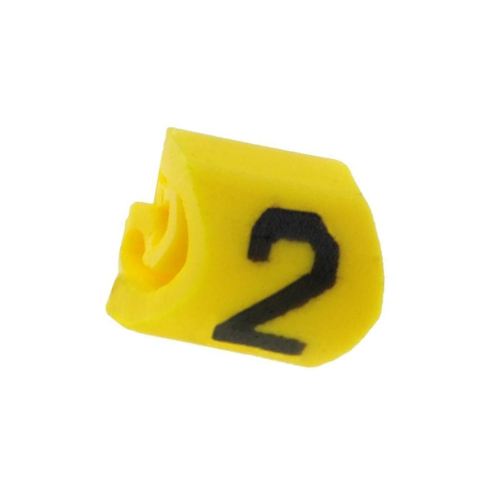 HELLERMANNTYTON Markers; Marking: 2; 1÷3mm; PVC