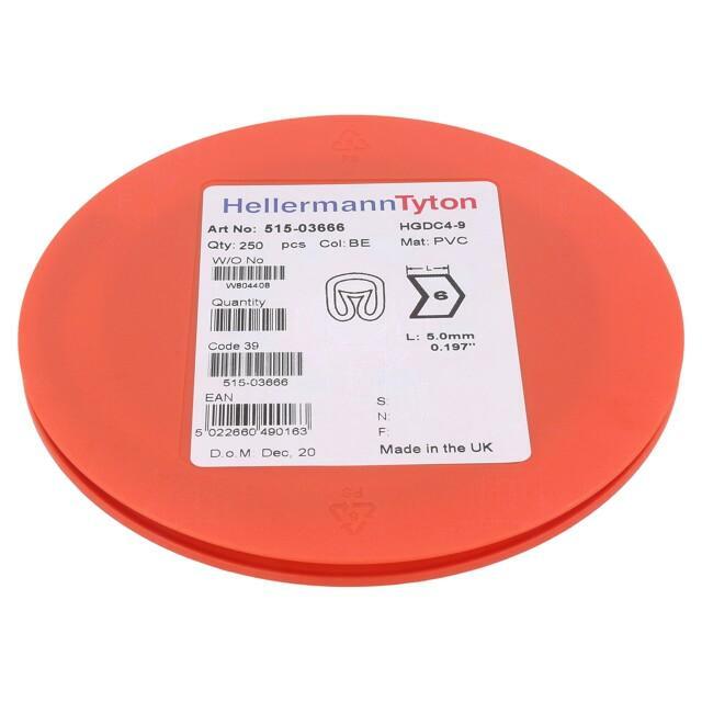 HELLERMANNTYTON Markers; Marking: 6; 4÷9mm; PVC