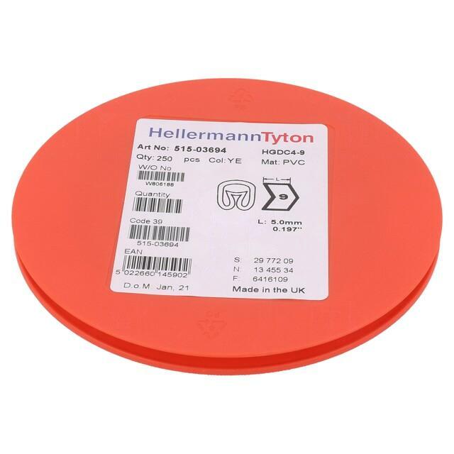 HELLERMANNTYTON Markers; Marking: 9; 4÷9mm; PVC