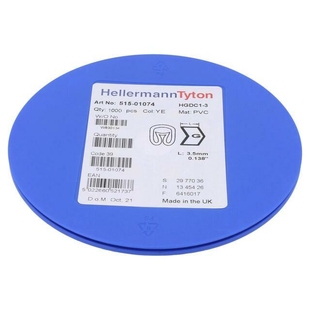 HELLERMANNTYTON Markers; Marking: G; 1÷3mm; PVC