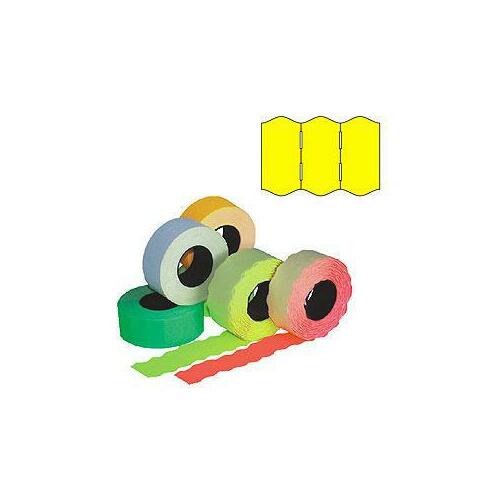 Marķēšanas lente 22 x 12mm, dzeltena