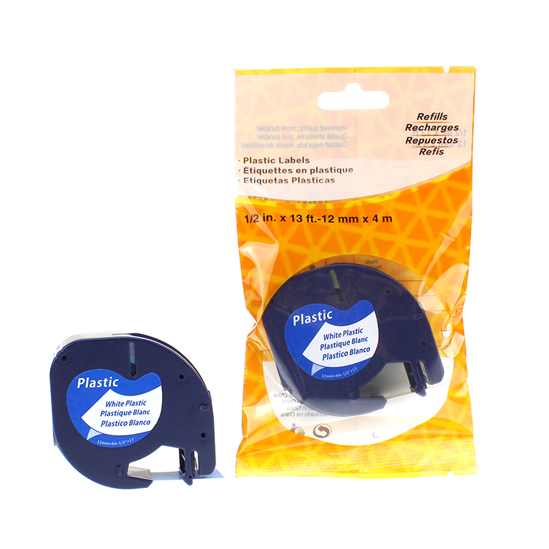 Marķēšanas lente DYMO LetraTag, 12 mm