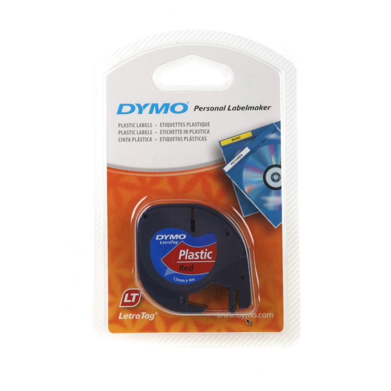 Marķēšanas lente DYMO LetraTag, 12 mm
