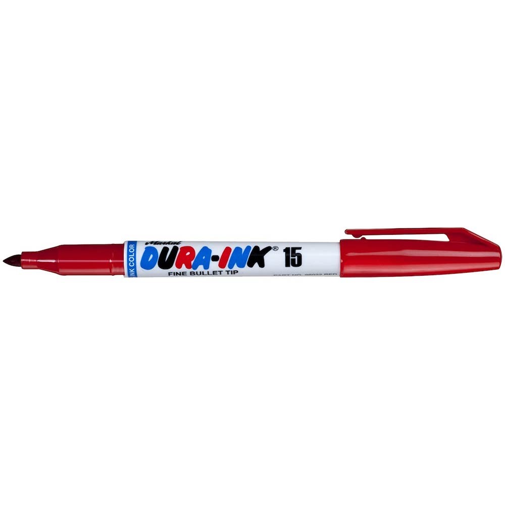 MARKAL Marķieris DURA-INK15, sarkans, Fine, 1