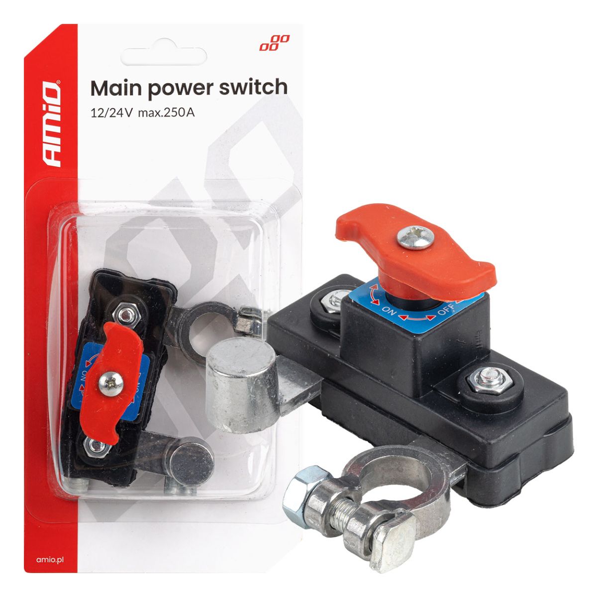 AMiO Masas slēdzis 12V 24V 250A