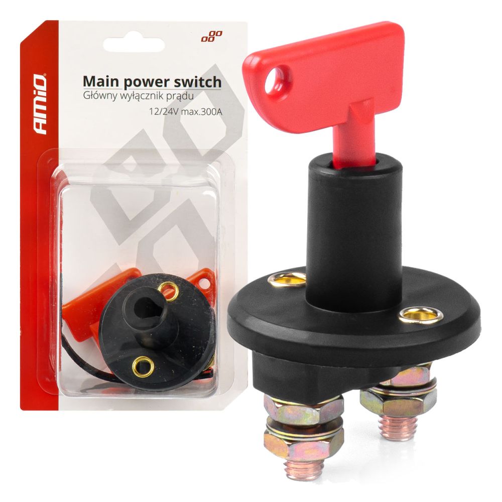 Masas slēdzis 150A/300A 12/24V Amio 03023
