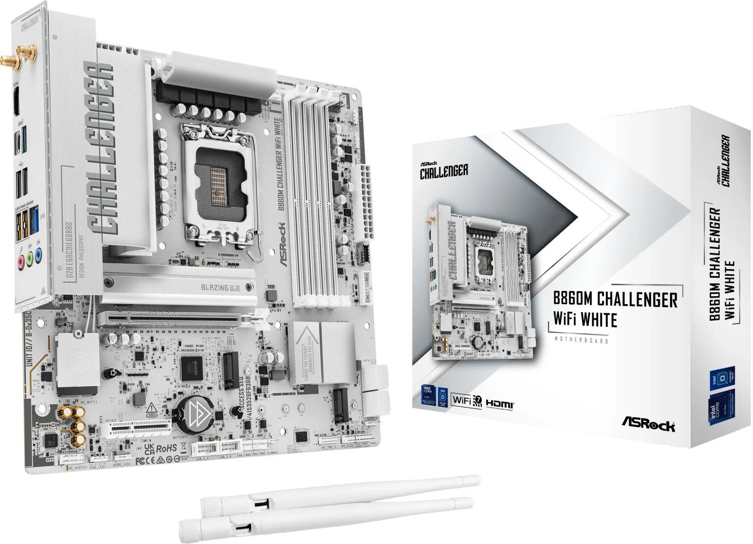 Mātesplate ASRock ASRock B860M Challenger WiFi