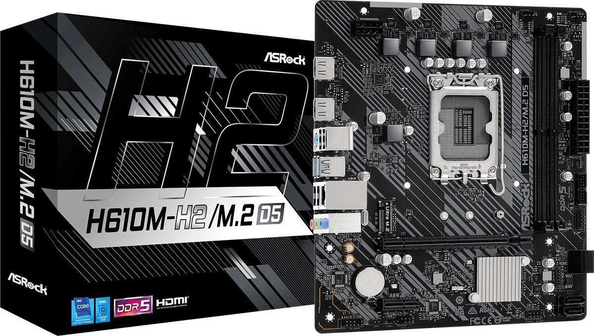 Mātesplate ASRock H610M-H2/M.2 D5 |