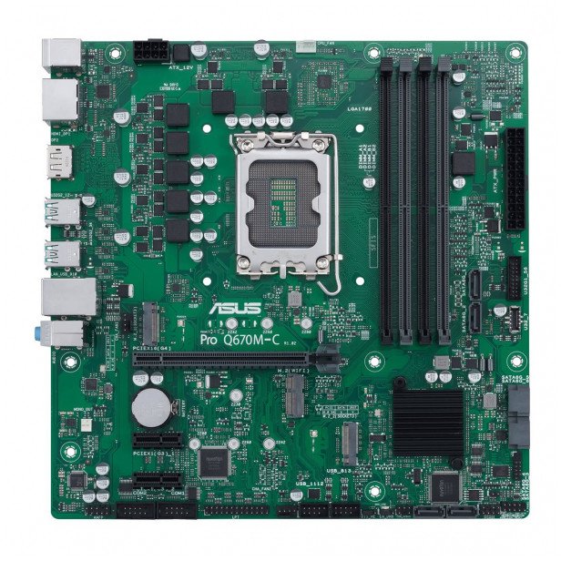 Mātesplate Asus asustek Q670EI-IM-A S1700/DDR5/3xDP+HDMI/vPro/24-7/mITX |