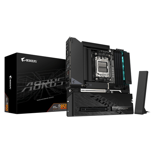 Mātesplate Gigabyte B850M AORUS STEALTH AMD