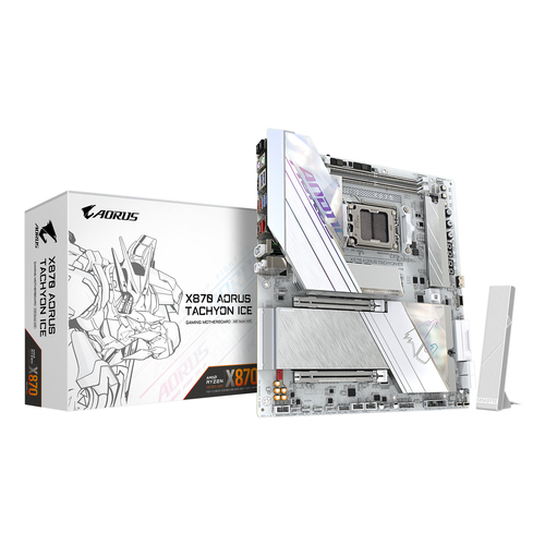Mātesplate GIGABYTE X870 AORUS TACHYON ICE