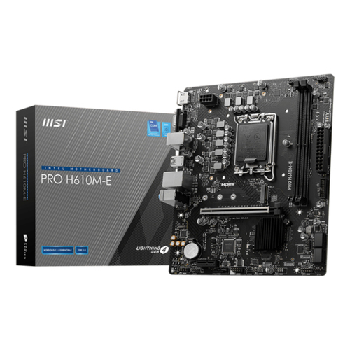 Mātesplate MSI PRO H610M-E — Intel