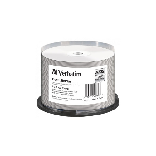 Matricas CD-R Verbatim 700MB 1x-52x DataLifePlus