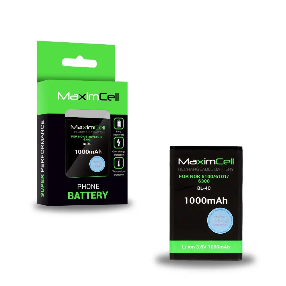 Maximcell Battery for Nokia 6100/6101/6300 (BL-4C)