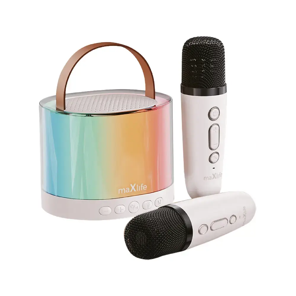 Maxlife MXKS-200 Bluetooth Karaoke Skaļrunis Baltā