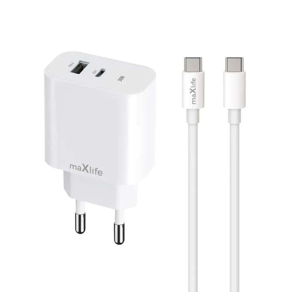 Maxlife MXTC-06-30AC tīkla lādētājs | 30W