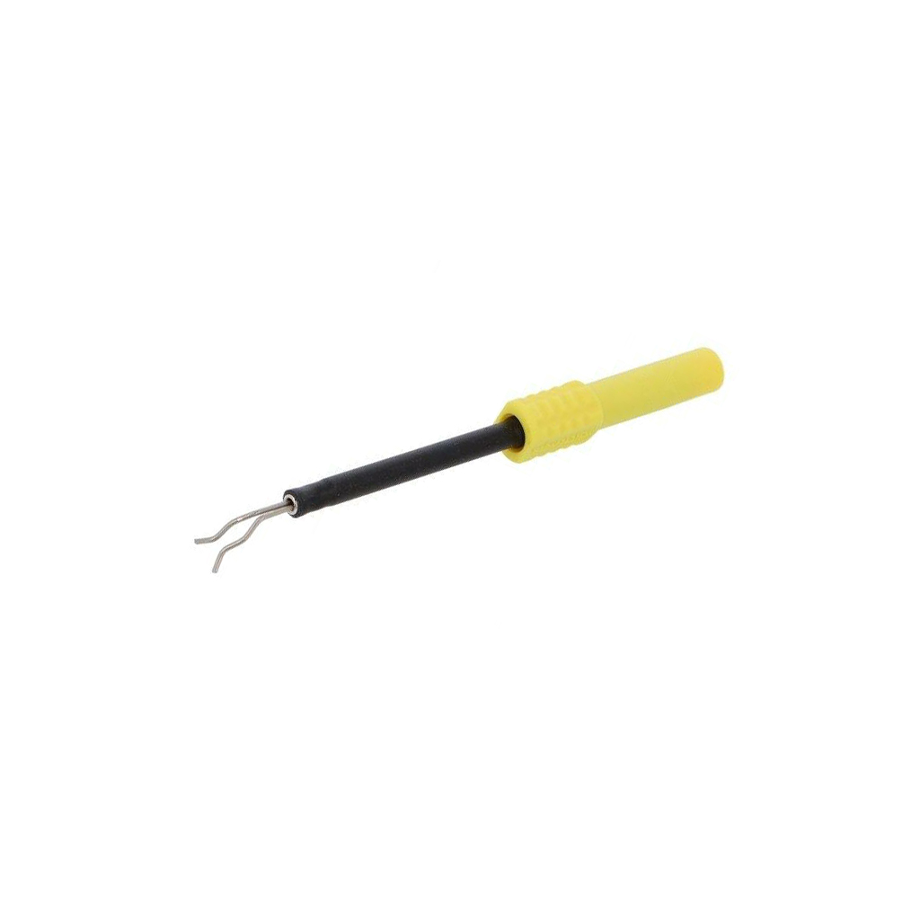 SCHUTZINGER Measuring tip; 1A; yellow; Socket