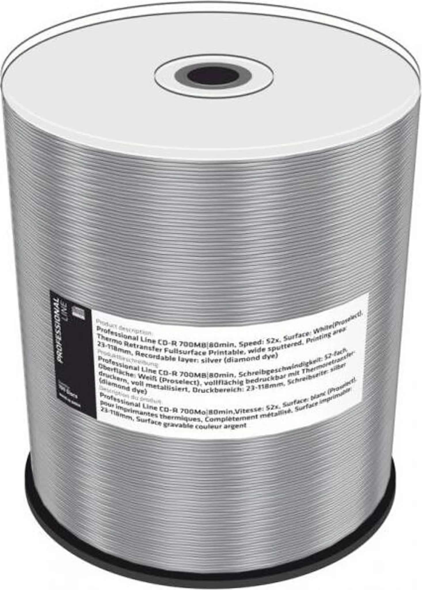 MediaRange CD-R 700MB 100 gab. pilnībā