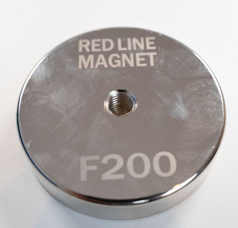 Meklēšanas neodīma magnēts 200kg RED LINE
