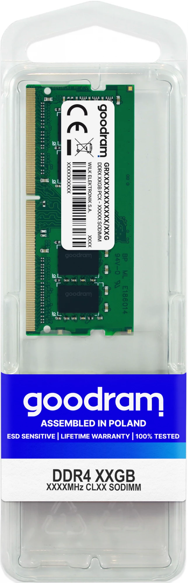 Goodram GR2666S464L19/16G DDR4 RAM Operatīvā Atmiņa