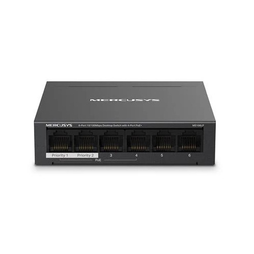 Mercusys 6-Portu 10/100Mbps Galda slēdzis ar
