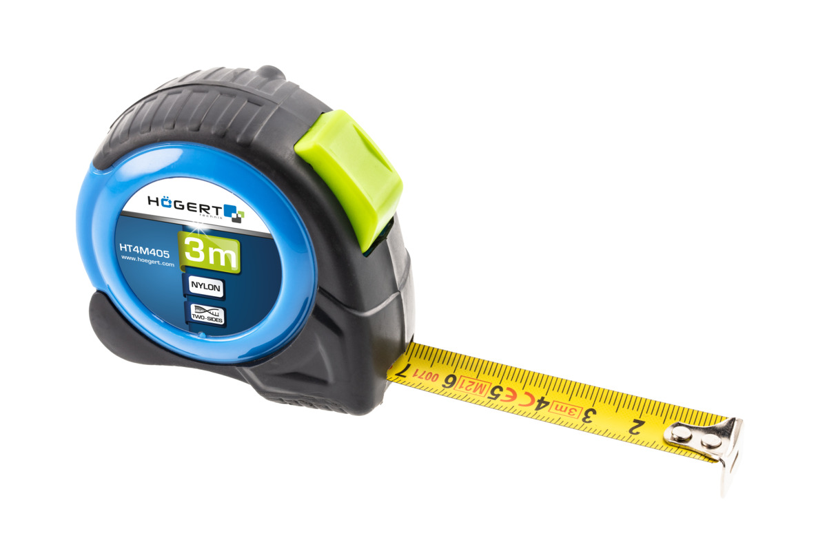 HOGERT Mērlente 5m 25mm neilons 2