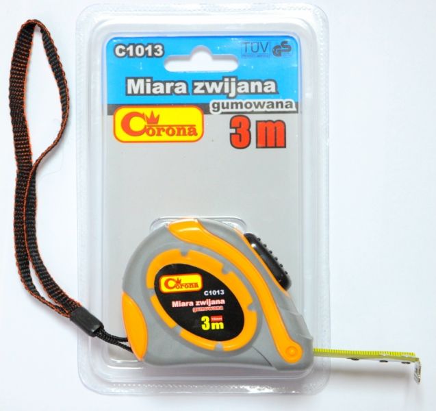 Corona Mērlente 5m gumijota (121134) |