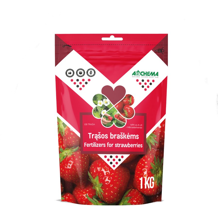 Agrochema Mēslojums zemenēm 1kg | 4771509280137