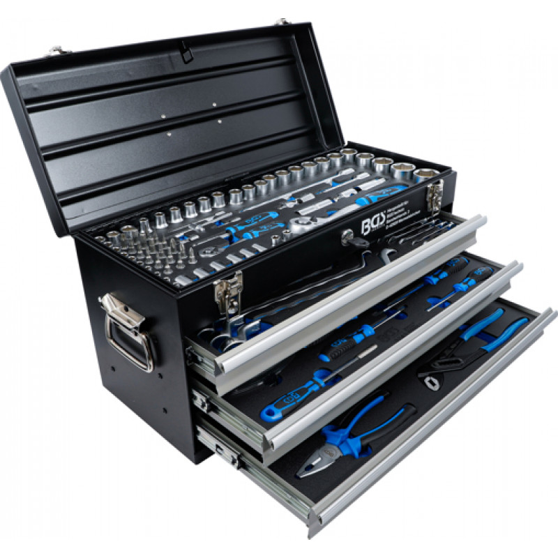 BGS TECHNIC Instrumentu komplekts metāla kastē