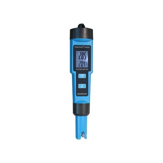 PEAKTECH Meter: pH; LED; 0,00÷14