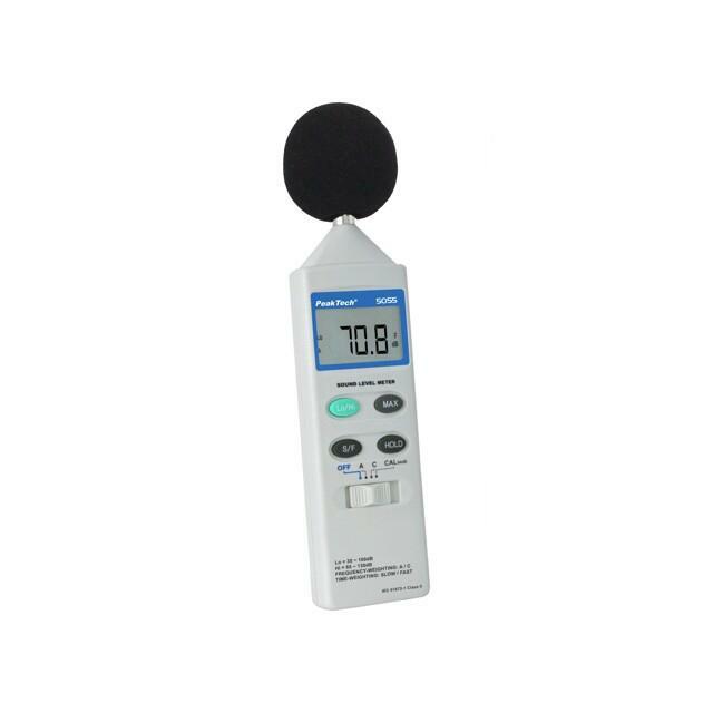 PEAKTECH Meter: sound level; LCD; 3