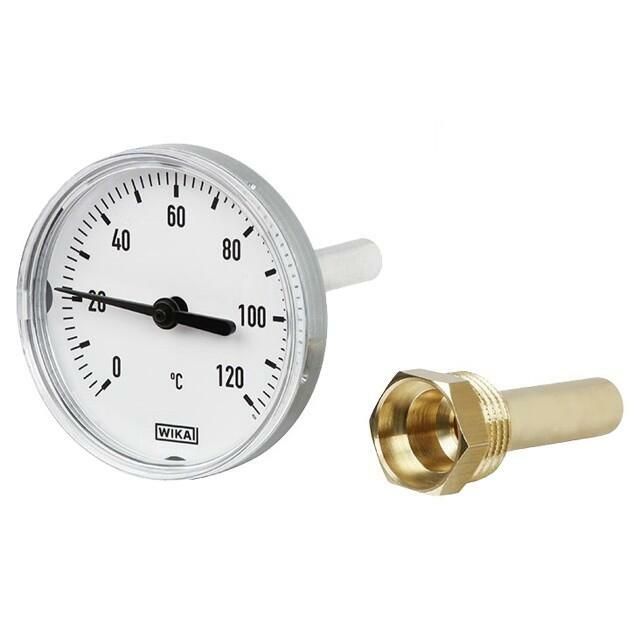 WIKA Meter: temperature; analogue,bimetal; 0÷120°C