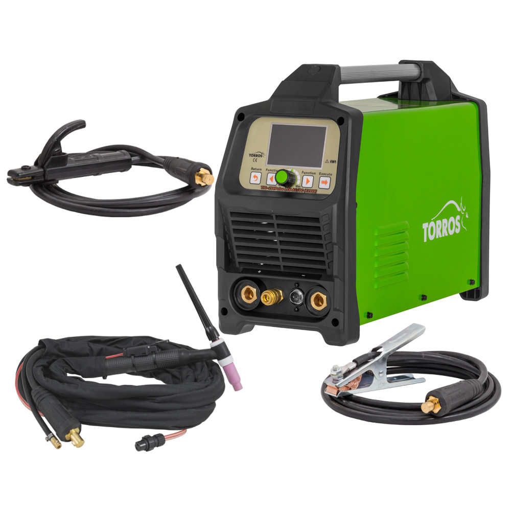 Metināšanas TIG invertors TORROS TIG200Pulse LCD