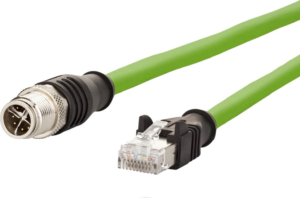 Metz Connect Verbindungsleitung M12 ST-RJ45 ST