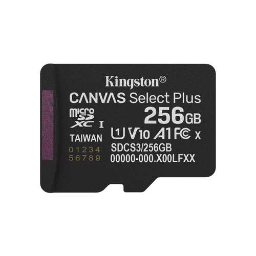 Kingston Technology 256GB micSDXC Canvas Select