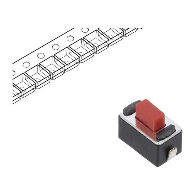 C&K Microswitch TACT; SPST-NO; Pos: 2