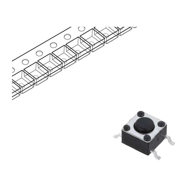 SCHURTER Microswitch TACT; SPST-NO; Pos: 2