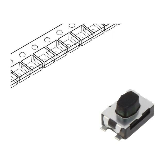 C&K Microswitch TACT; SPST-NO; Pos: 2