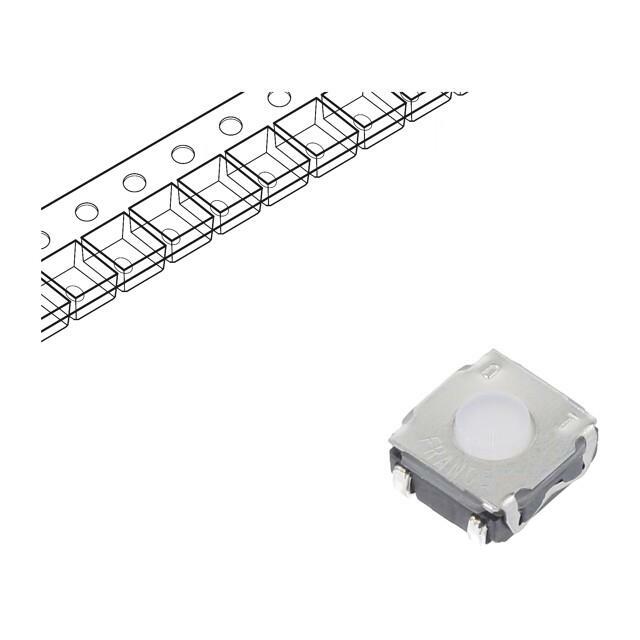 C&K Microswitch TACT; SPST-NO; Pos: 2